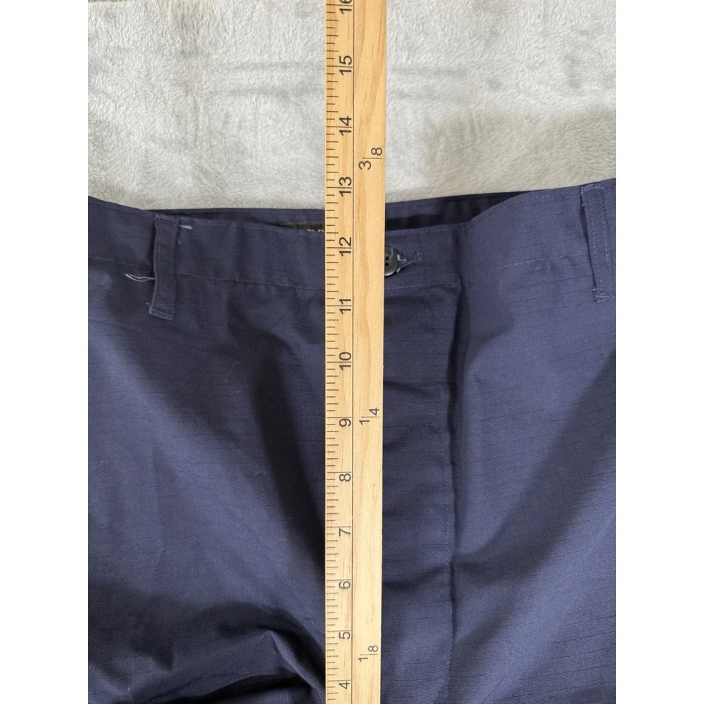 Propper Public Safety Pants Mens XL‎ Long Blue Ripstop Combat Cargo Button Fly